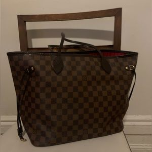 LOUIS VUITTON | neverfull mm damier tote